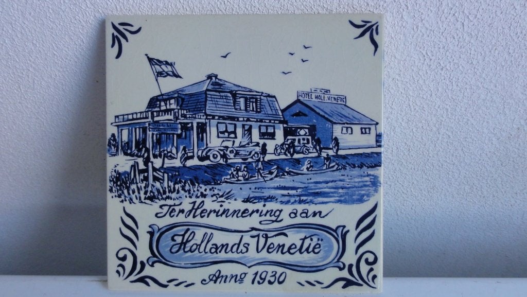 Hollands Venetie Giethoorn gedenktegeltje 30 jaar, Ophalen of Verzenden