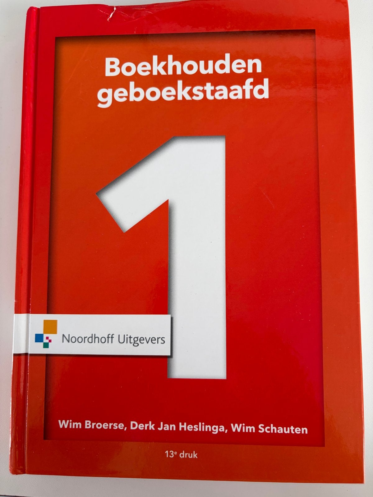 Boekhouden geboekstaafd 1 - Studieboek (13e druk), Ophalen of Verzenden, Gamma, Gelezen, HBO