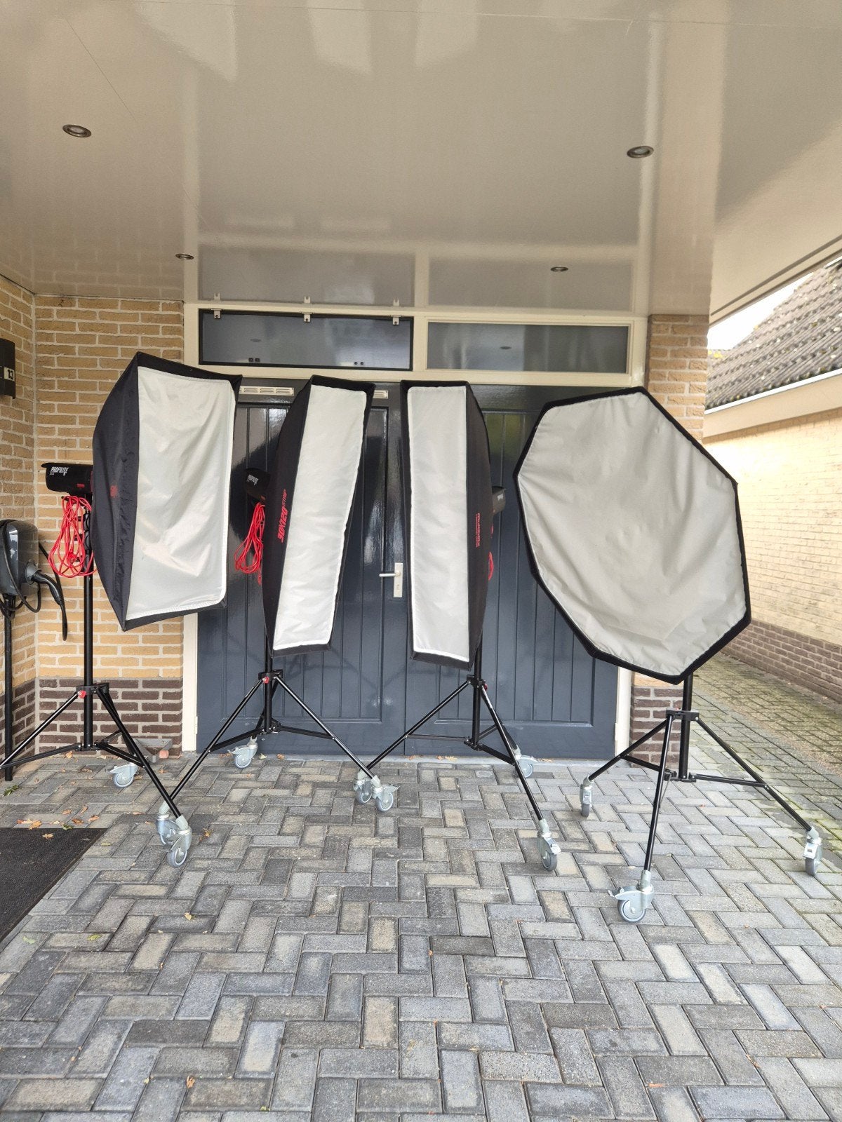 Multiblitz PROFILITE Plus Studioflitser Set met Accessoires, Ophalen
