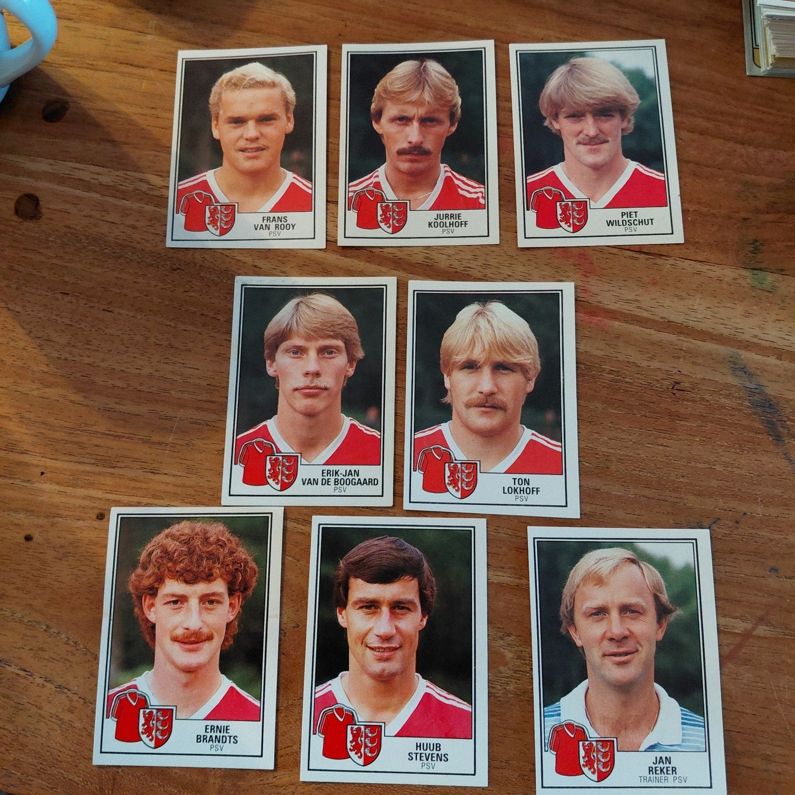 panini voetbal 85 psv, Ophalen of Verzenden, Zo goed als nieuw, PSV, Poster, Plaatje of Sticker