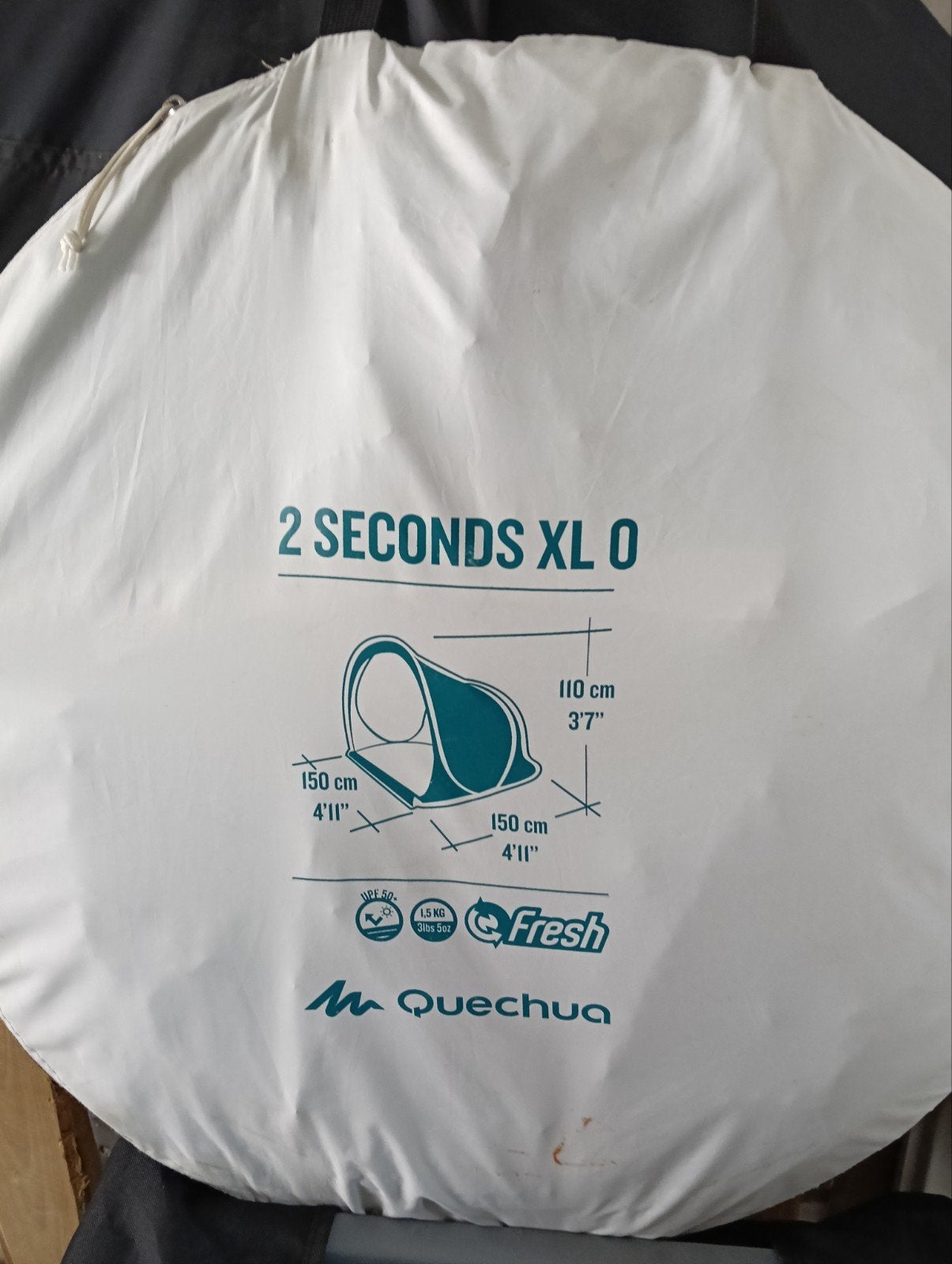 schaduw tentje Decathlon, Ophalen, Zo goed als nieuw, Tot en met 2