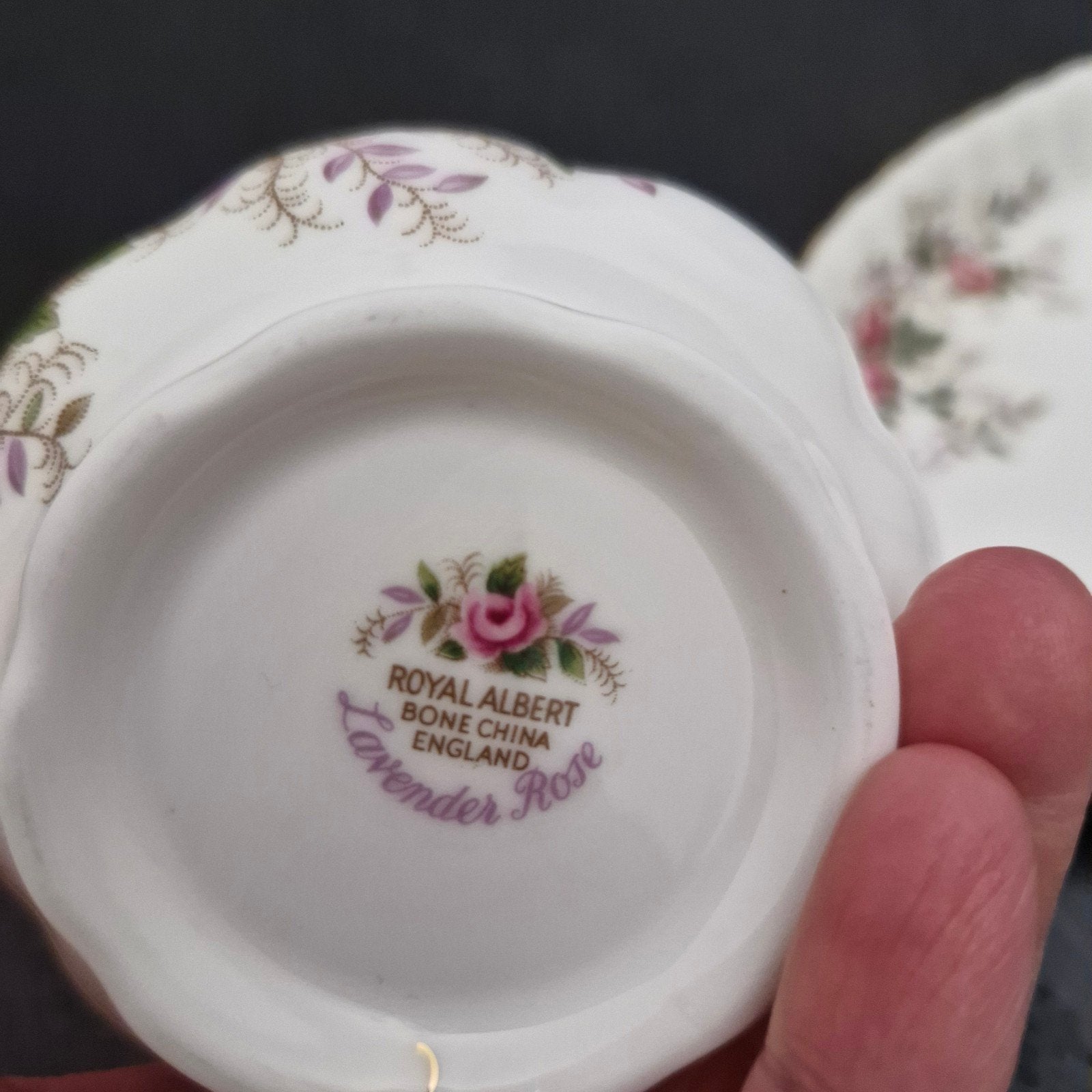 Royal Albert Lavender Rose schaaltje en suikerpotje, Antiek en Kunst, Ophalen of Verzenden