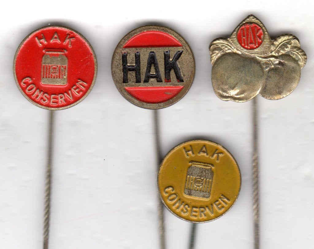 4 speldjes HAK CONSERVEN GIESSEN (A4), Ophalen of Verzenden, Zo goed als nieuw, Overige onderwerpen
