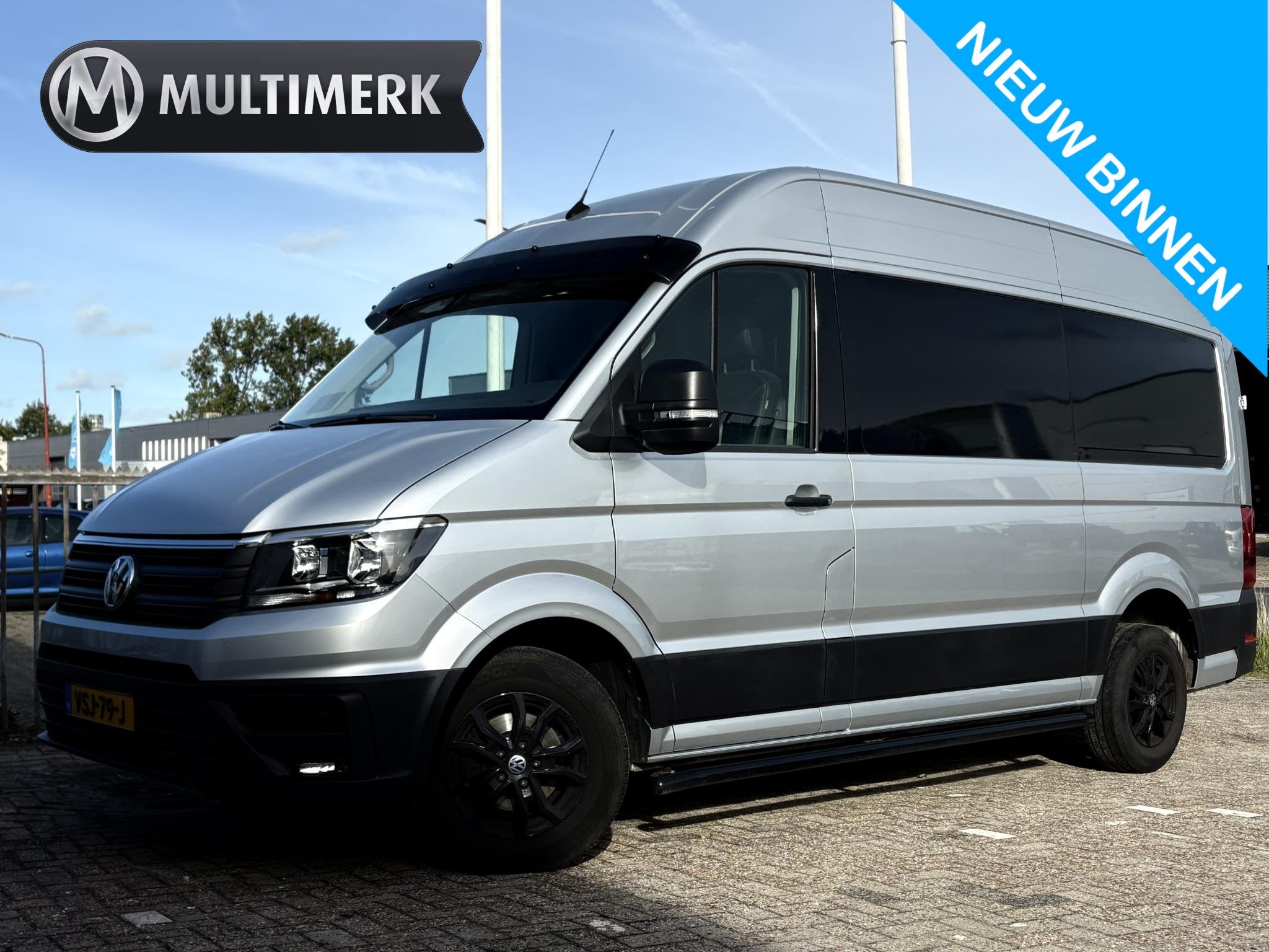 Volkswagen Crafter 35 L3H3 Highline AUT | TREKHAAK | CAMERA, Stof, Gebruikt, 4 cilinders, Volkswagen