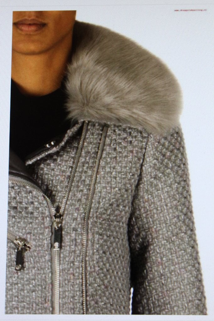Glamorous Aria prachtig chique winterjas mt S valt XS