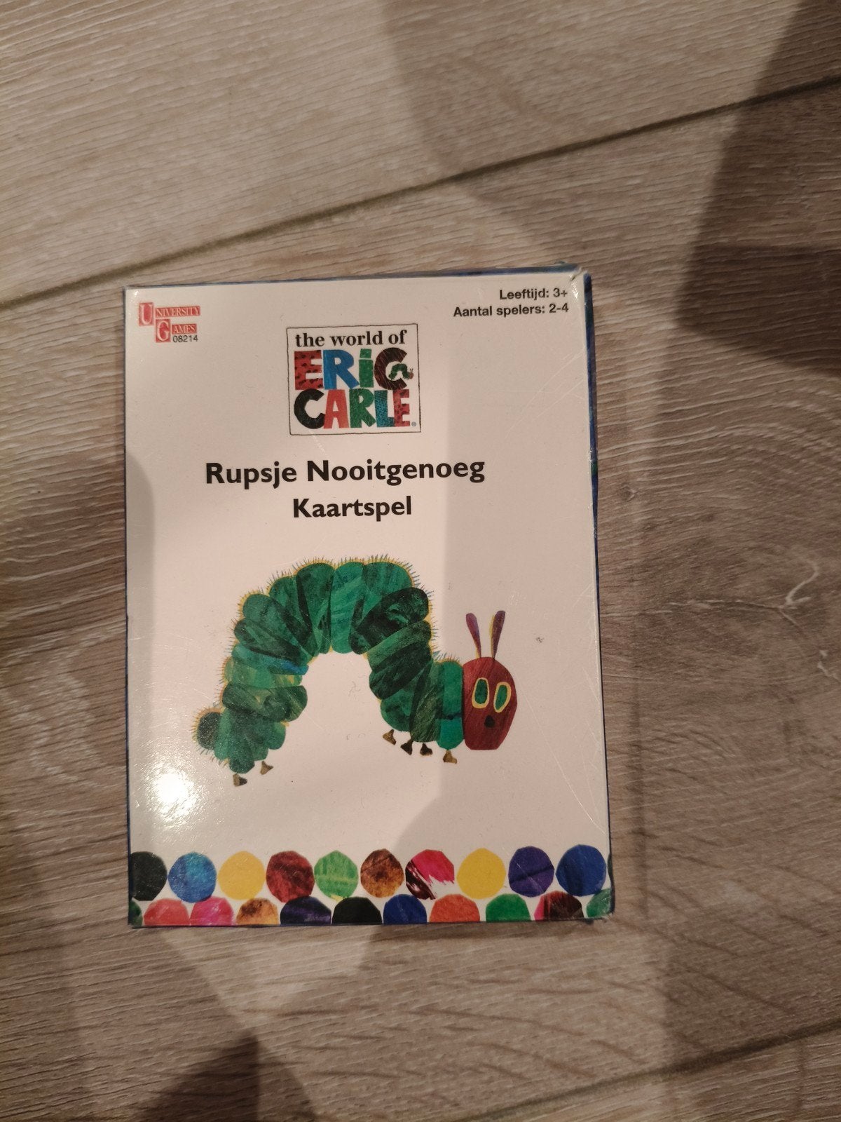 kaartspel rupsje nooit genoeg, Ophalen of Verzenden, Zo goed als nieuw