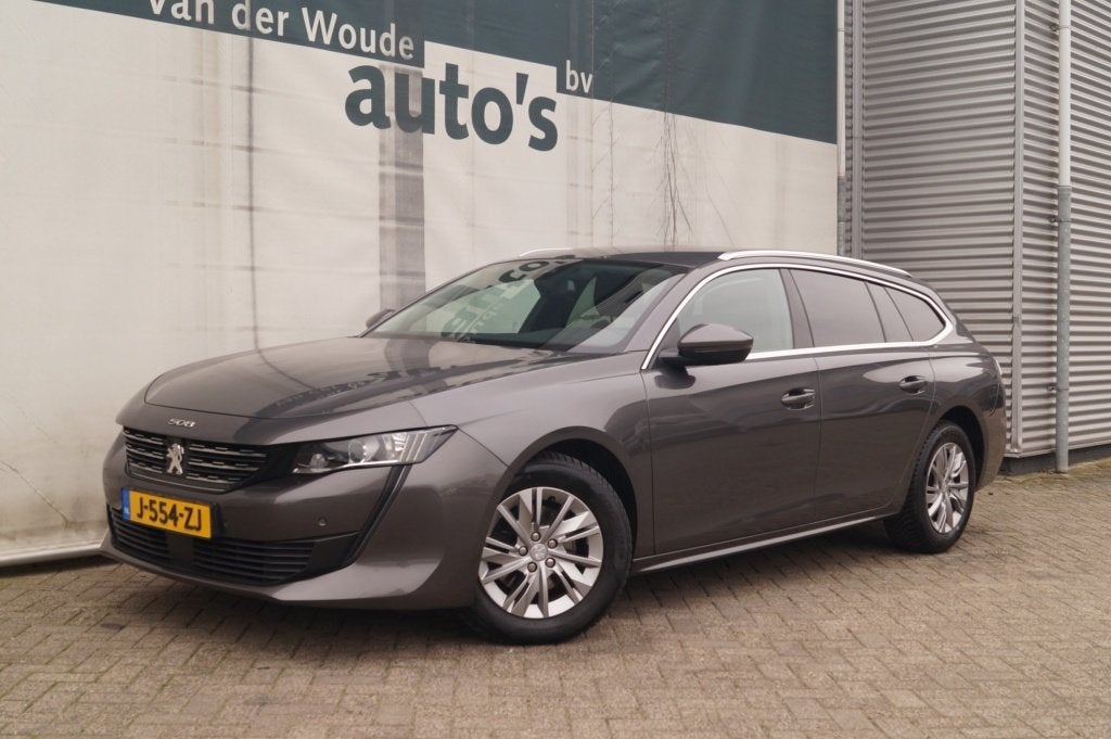 Peugeot 508 SW 1.5 BlueHDI 130pk Automaat Active -NAVI-ECC-, Auto's, Gebruikt, Euro 6, 4 cilinders, Origineel Nederlands