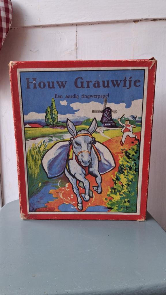 Vintage ezel hoepel gooi spel, Ophalen of Verzenden