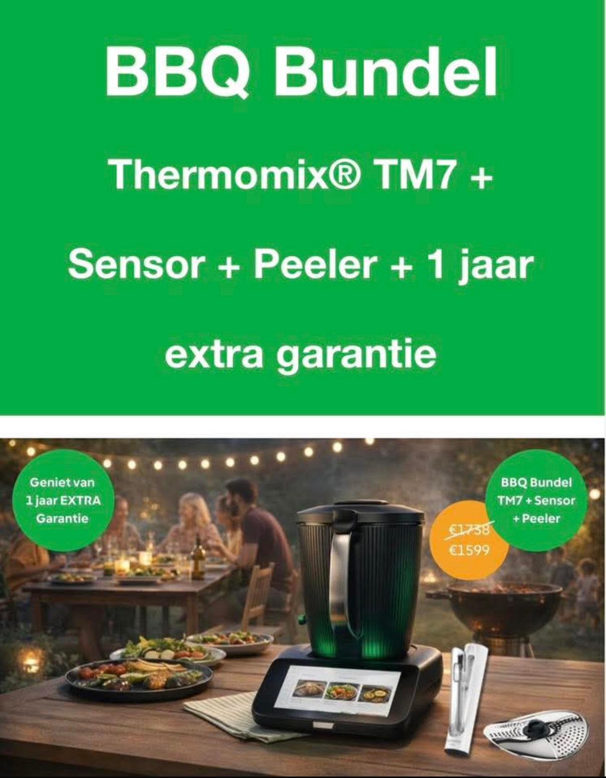 ThermomixTM7 Zomeractie Bundels! | BBQ Bundel & Plus Bundel!, Witgoed en Apparatuur, Keukenmixers, Nieuw, 3 snelheden of meer