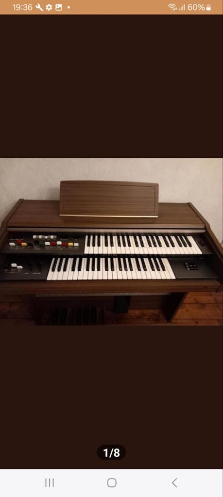 Yamaha Electone B-5CR orgel, Ophalen, Gebruikt, 2 klavieren, Orgel