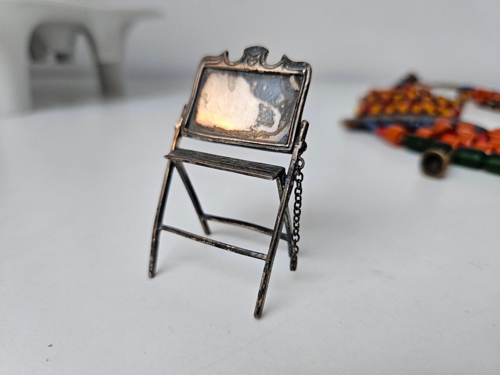 sterling miniatuur schoolbordje, Ophalen of Verzenden