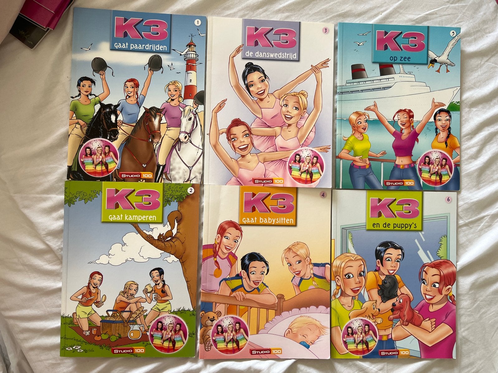 K3 Boekenreeks: 6 Avontuurlijke Verhalen, Ophalen of Verzenden, Zo goed als nieuw
