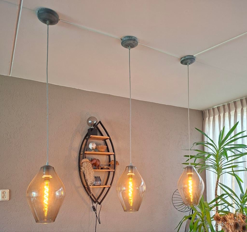 Glazen hanglampen, Ophalen, Minder dan 50 cm