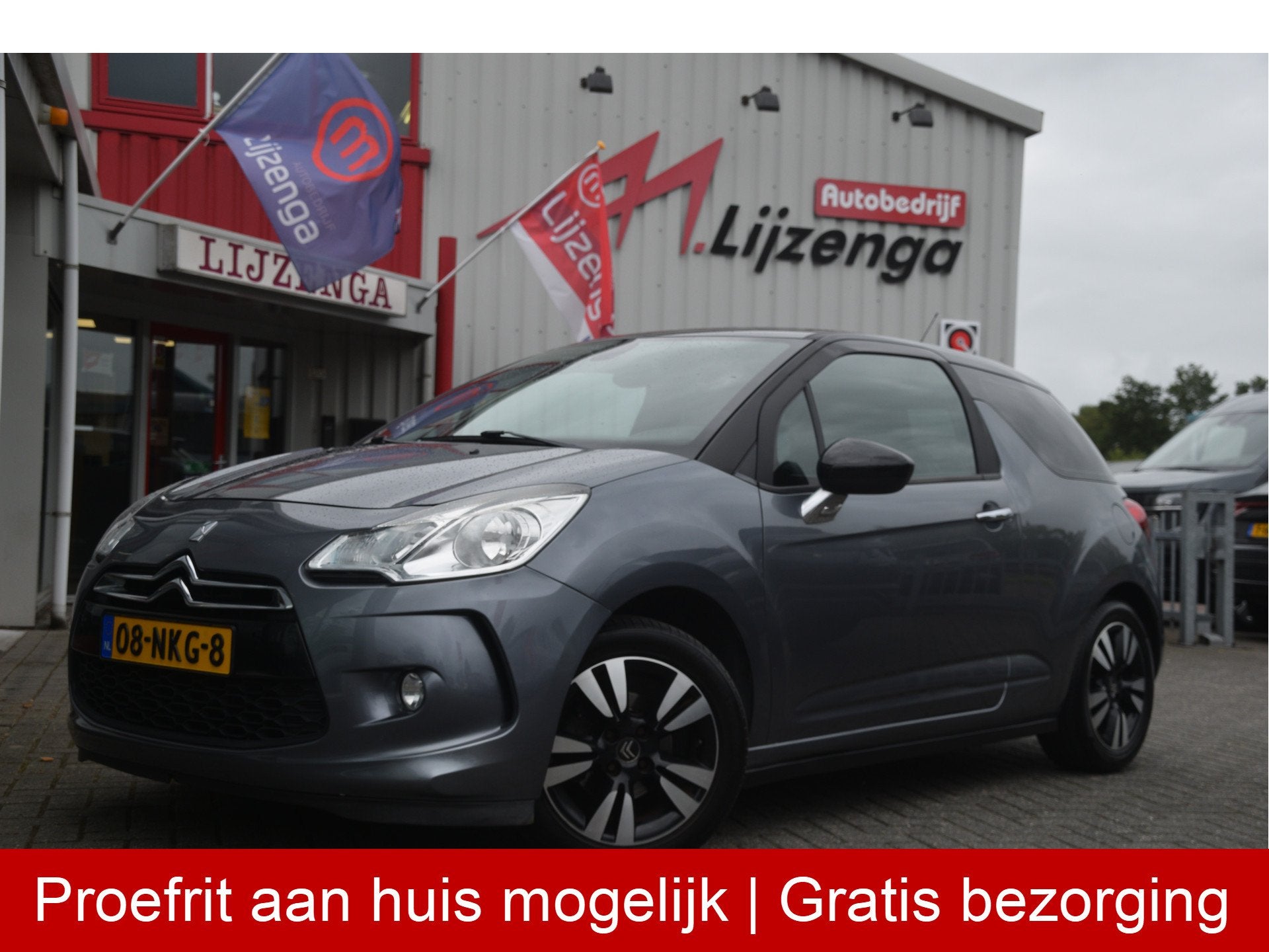 Citroën DS3 1.4 Chic Clima | Cruise | PDC | LMV | Bluetooth, Voorwielaandrijving, Euro 5, Stof, 4 cilinders