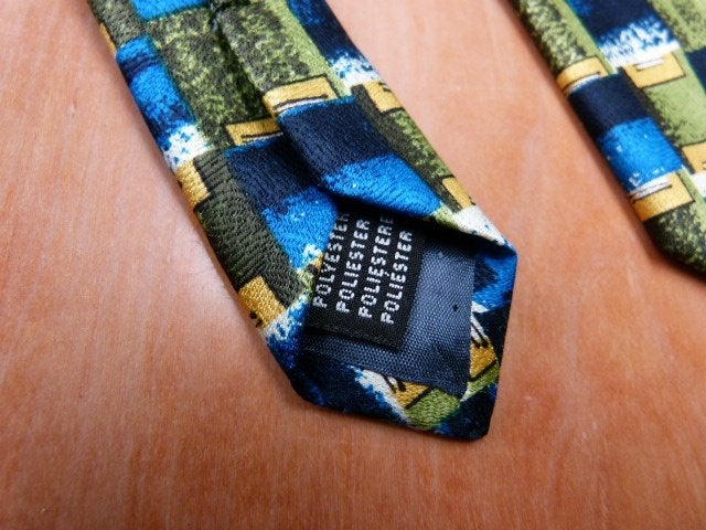 Stropdas in kleurtjes patroon vintage, Ophalen of Verzenden, Zo goed als nieuw, Overige kleuren, Met patroon
