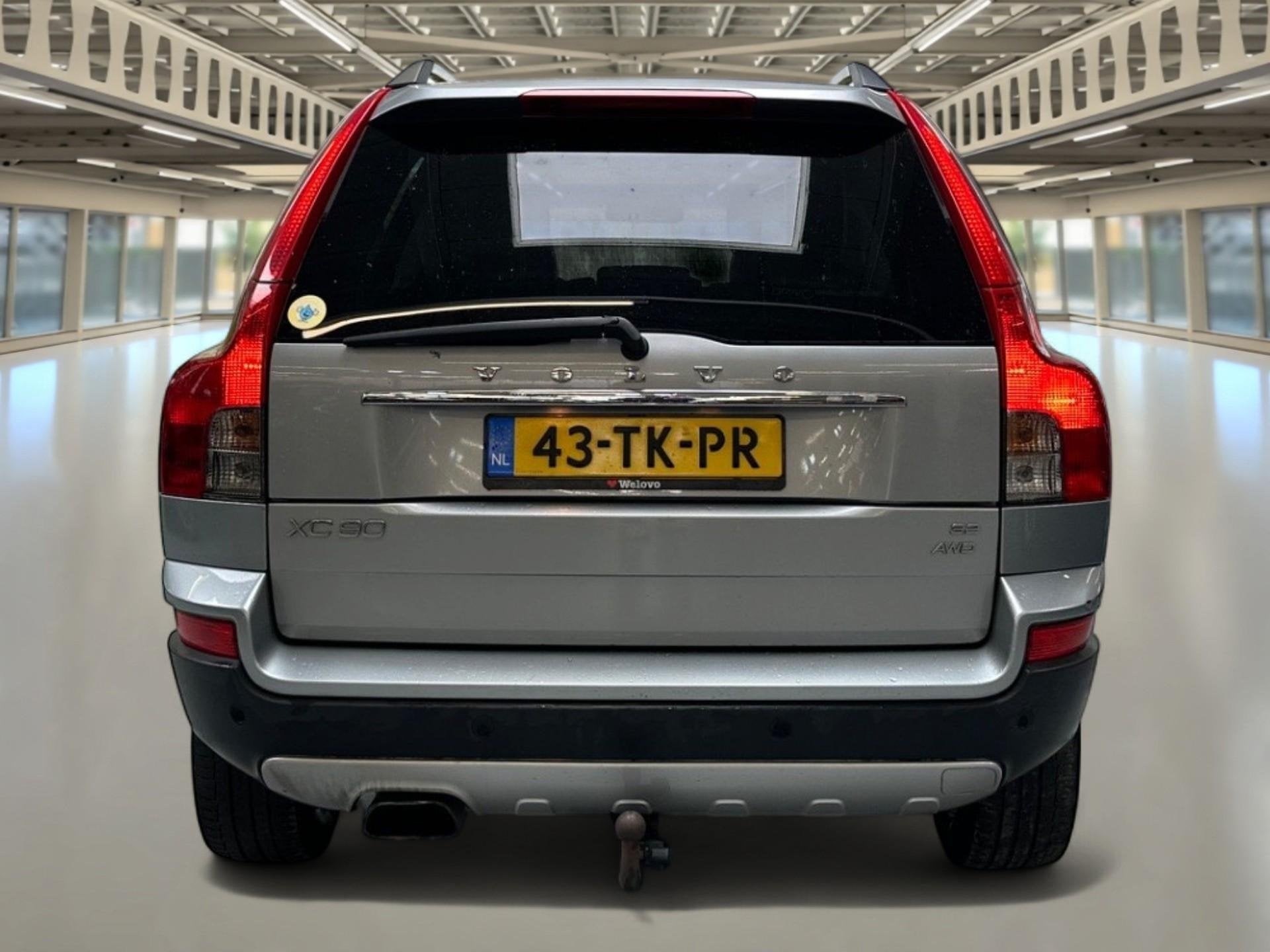 Volvo XC90 3.2 Executive 7 Pers. Electr. Stoelen, Trekhaak n, Auto's, 238 pk, Gebruikt, Zwart, Automatische klimaatregeling