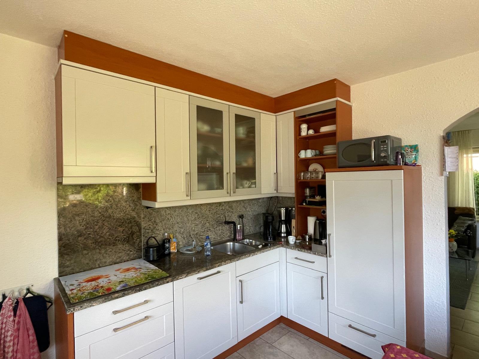 Te koop keuken  (zelf eruit halen), Ophalen, Gebruikt, Hoekkeuken, Graniet of Steen