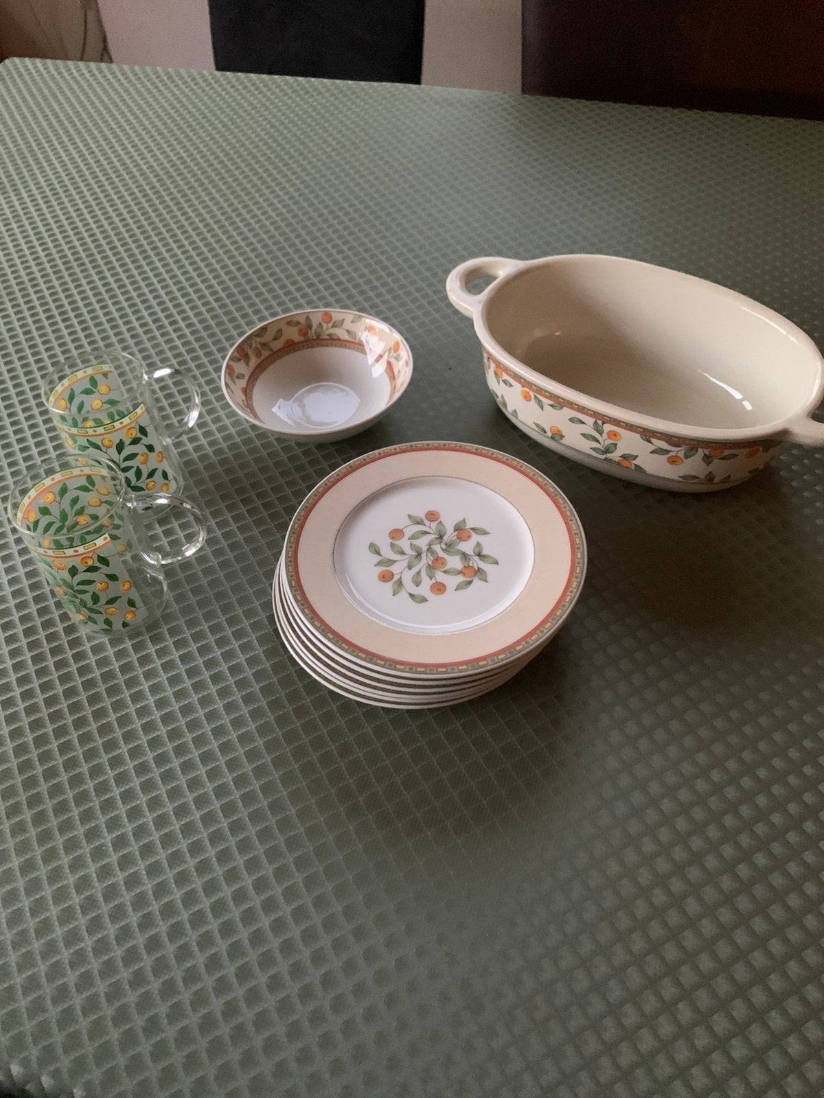 Koffietijd serviesdelen, Ophalen of Verzenden, Overige stijlen, Glas, Schaal of Schalen
