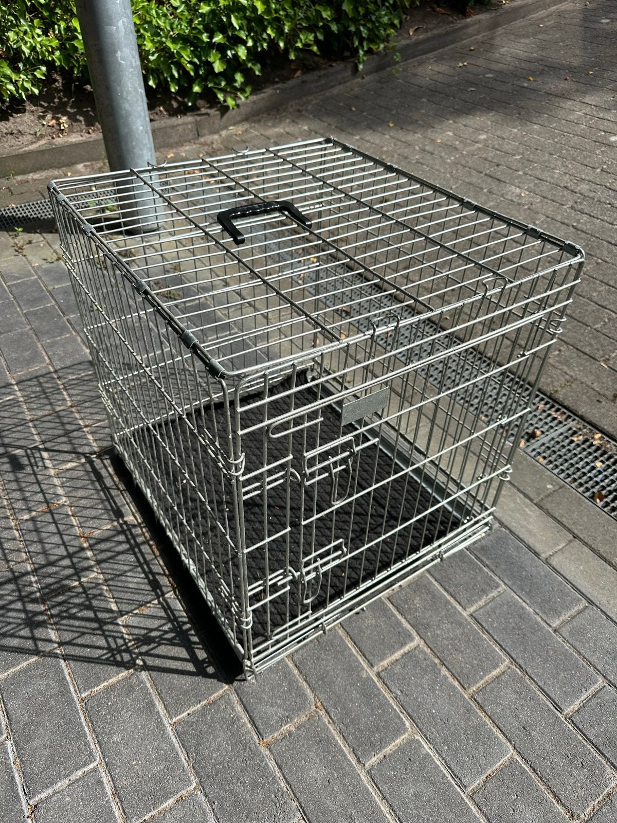 Inklapbare reisbench, Ophalen, Gebruikt