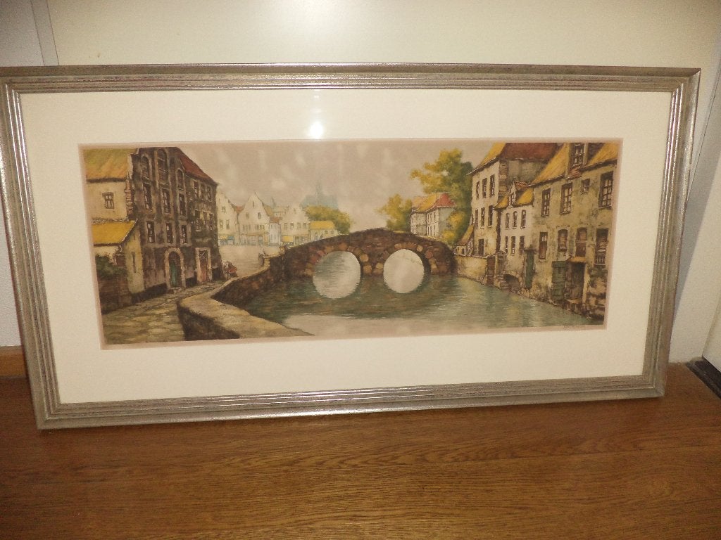 Kleurenets van Van Meulen, Ophalen, Oud hollands, Tekening, Origineel werk