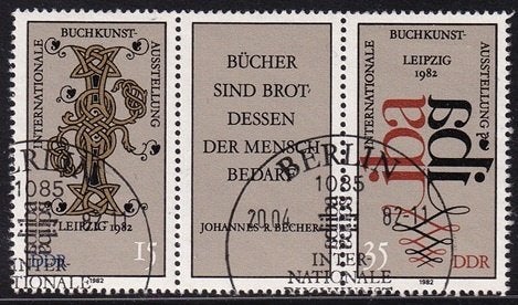 2267 – DDR Oost Duitsland michel 2697/2698 gestempeld in, Verzenden, DDR, Gestempeld