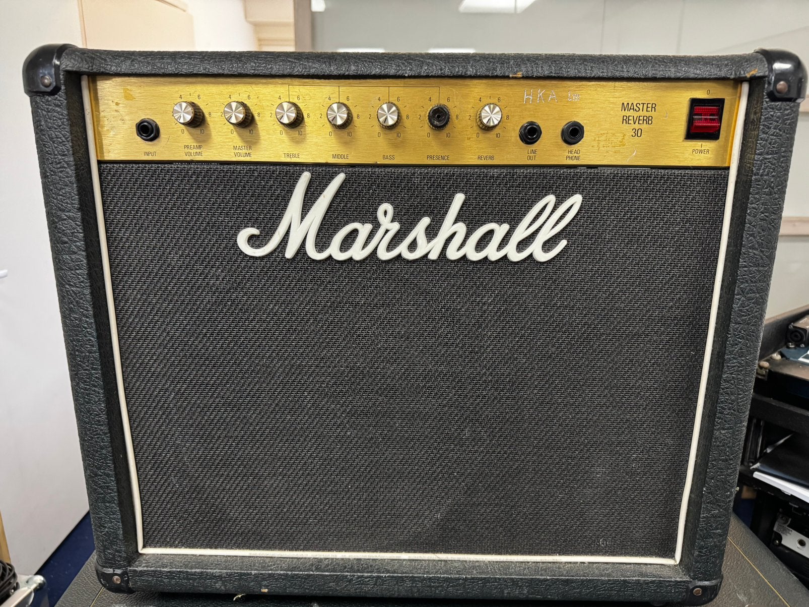 Marshall Master Reverb 30 model 5203, Ophalen, Gebruikt, Gitaar, Minder dan 50 watt