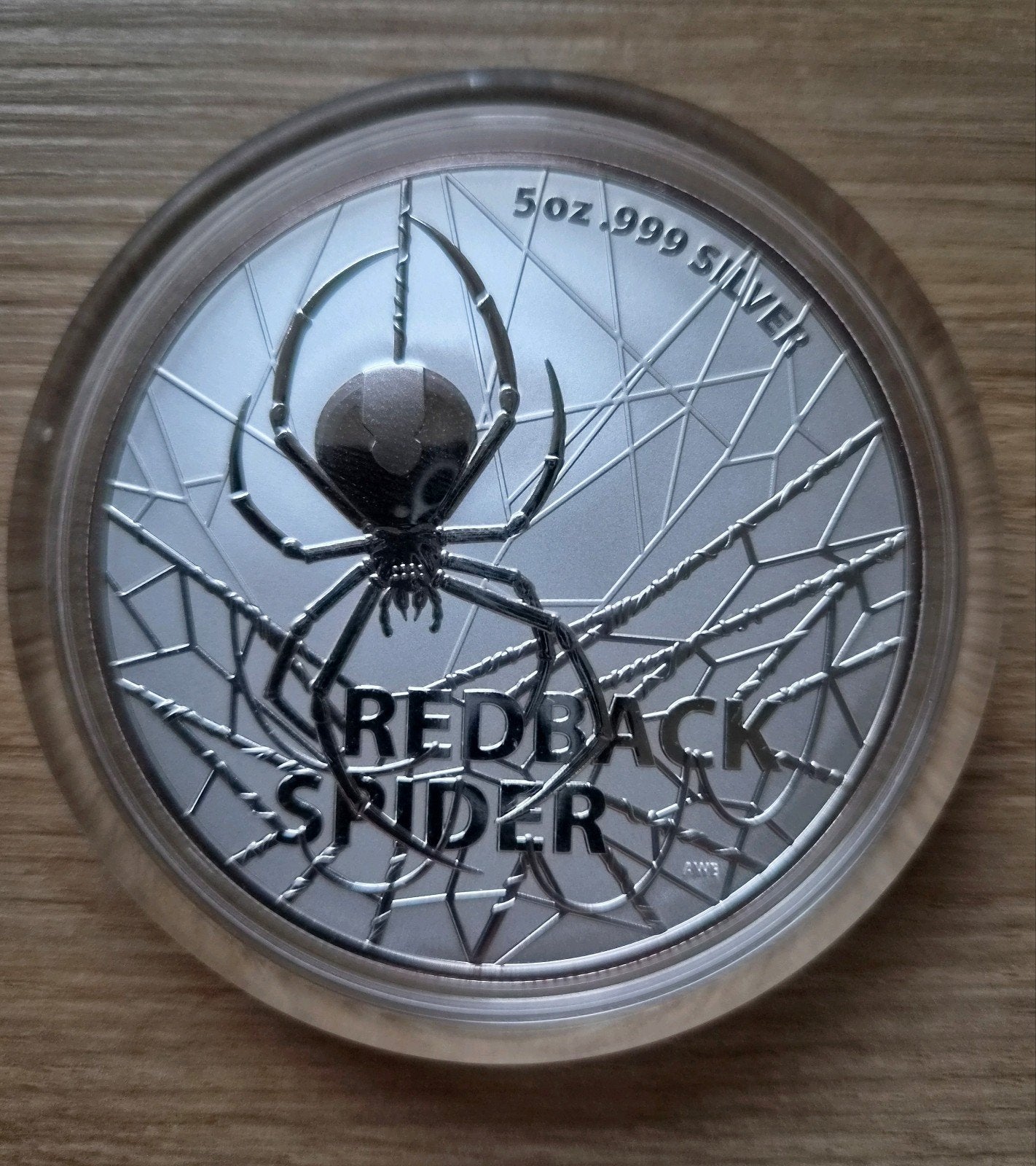 5oz! Redback Spider 2021 schaars! mintage 1000st, Ophalen of Verzenden, Zilver