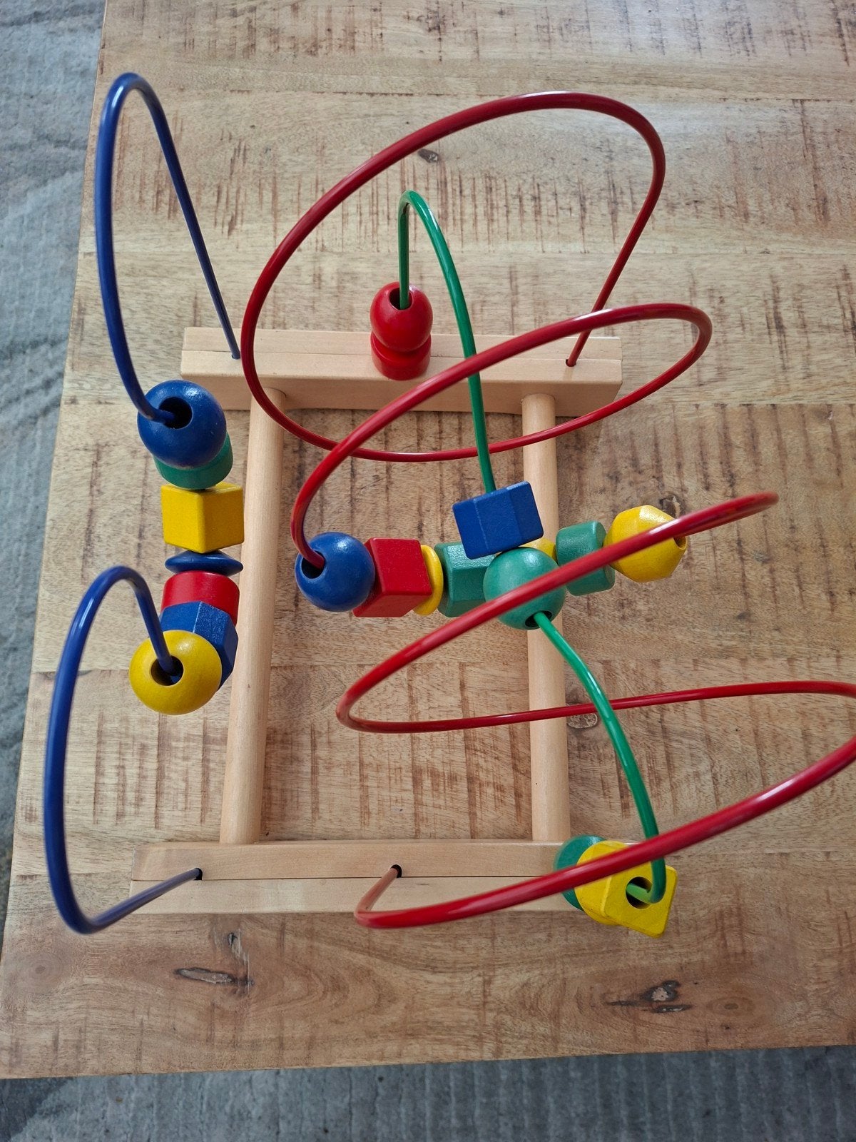 Kralenspiraal, Kinderen en Baby's, Speelgoed | Houten speelgoed, Ophalen of Verzenden, Gebruikt