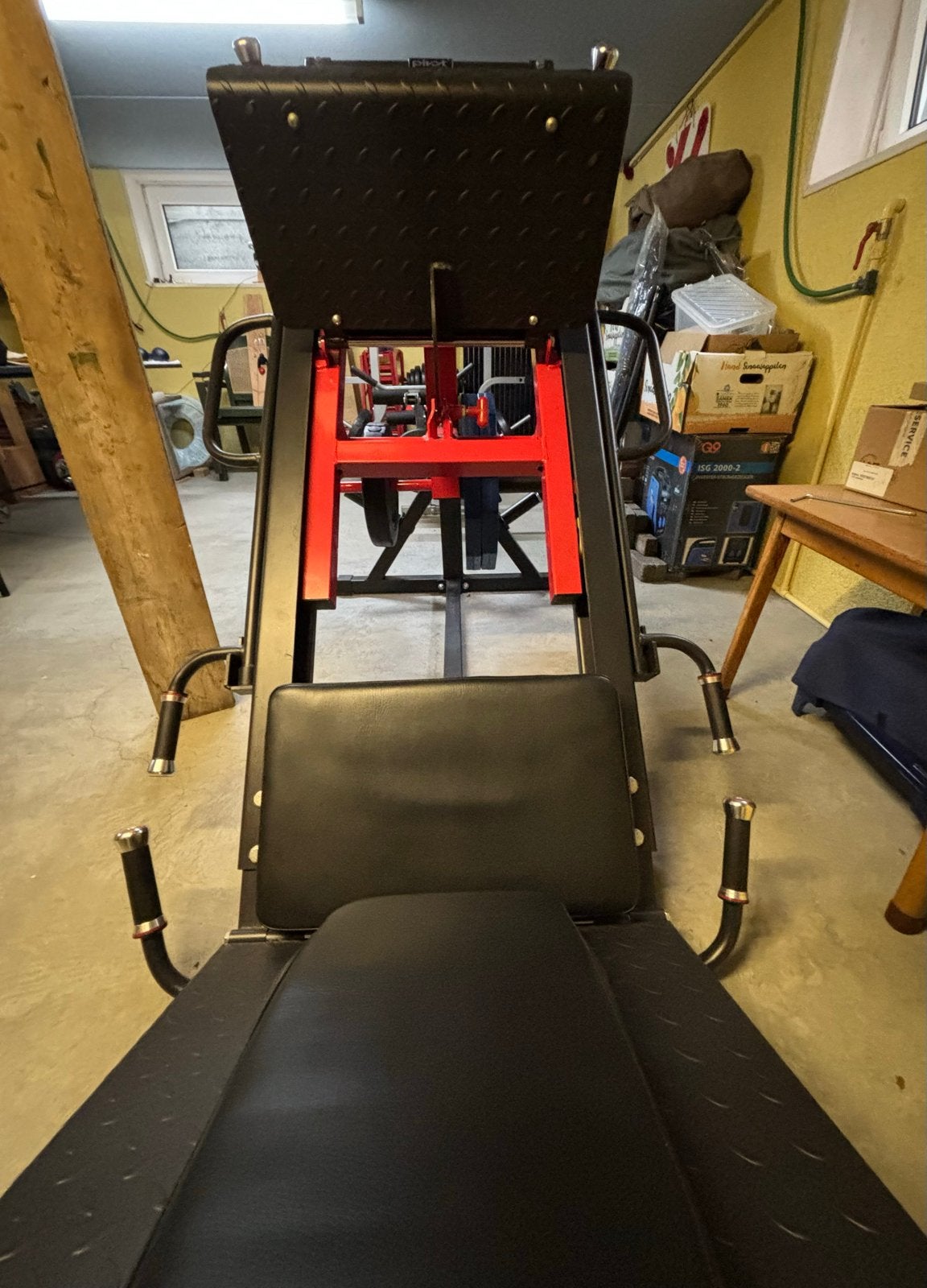 Pivot Fitness Leg Press / Hack Squat - Zo goed als nieuw, Ophalen, Krachtstation, Zo goed als nieuw, Metaal