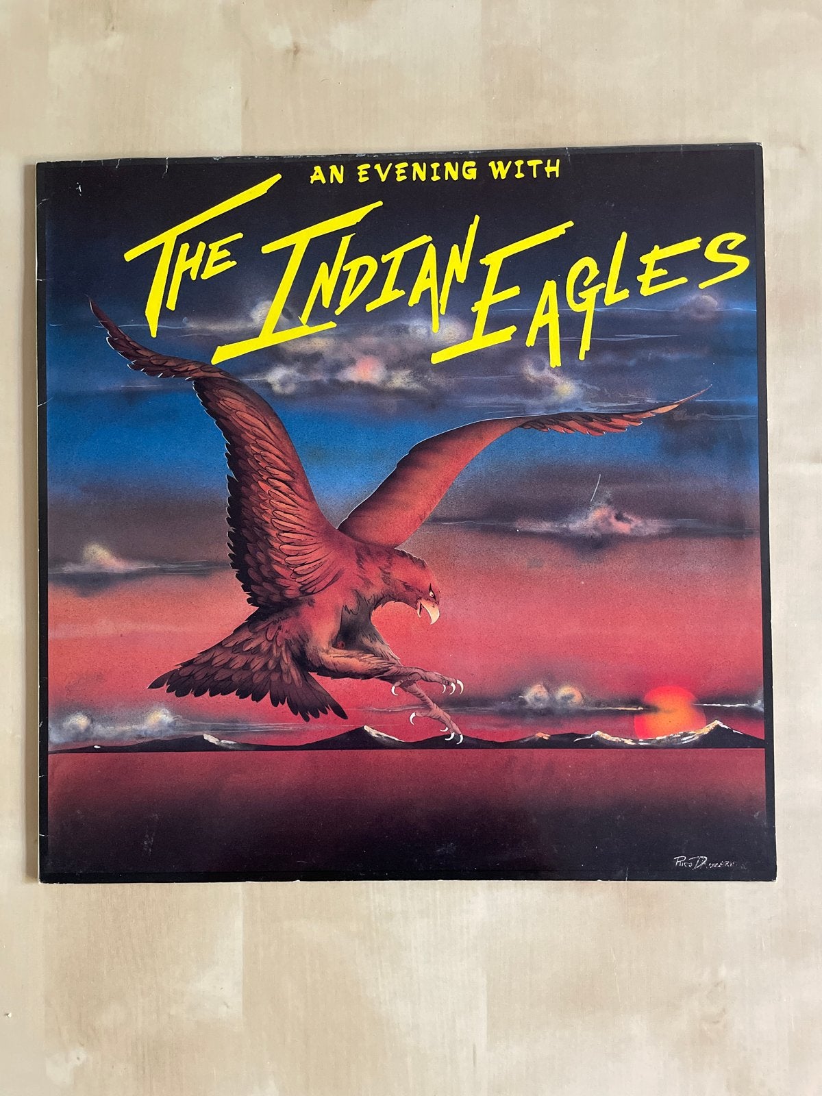 The Indian Eagles - An Evening With The Indian Eagles LP, LP, Originele persing, Ophalen of Verzenden, Zo goed als nieuw