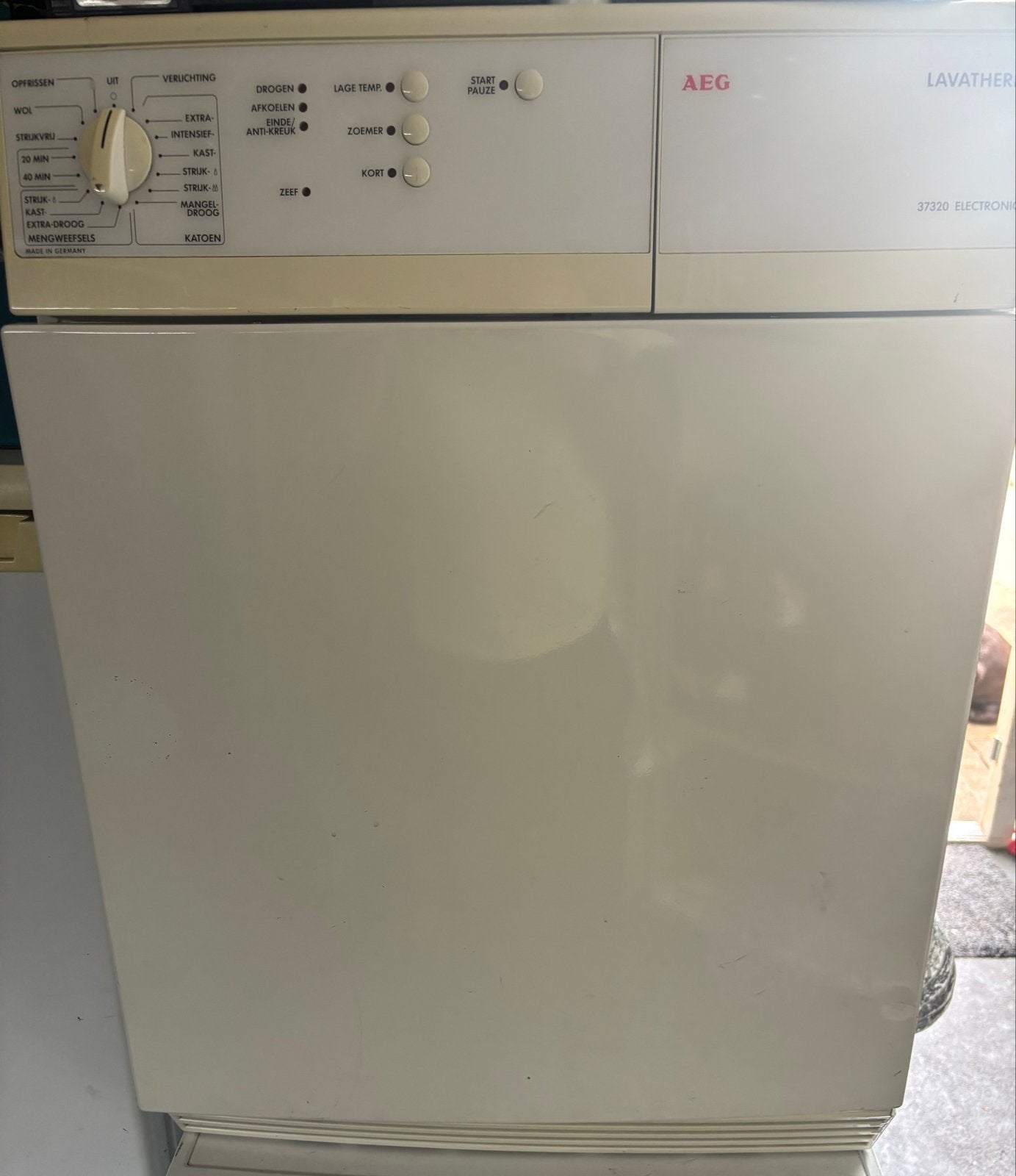 AEG Lavatherm 37320 Elektronische Wasdroger - Werkt prima, Witgoed en Apparatuur, Wasdrogers, Ophalen, Gebruikt, Overige typen
