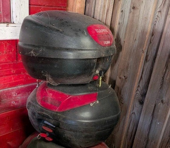 Koffer voor motor of scooter - Kappa K30, Motoren, Ophalen, Gebruikt