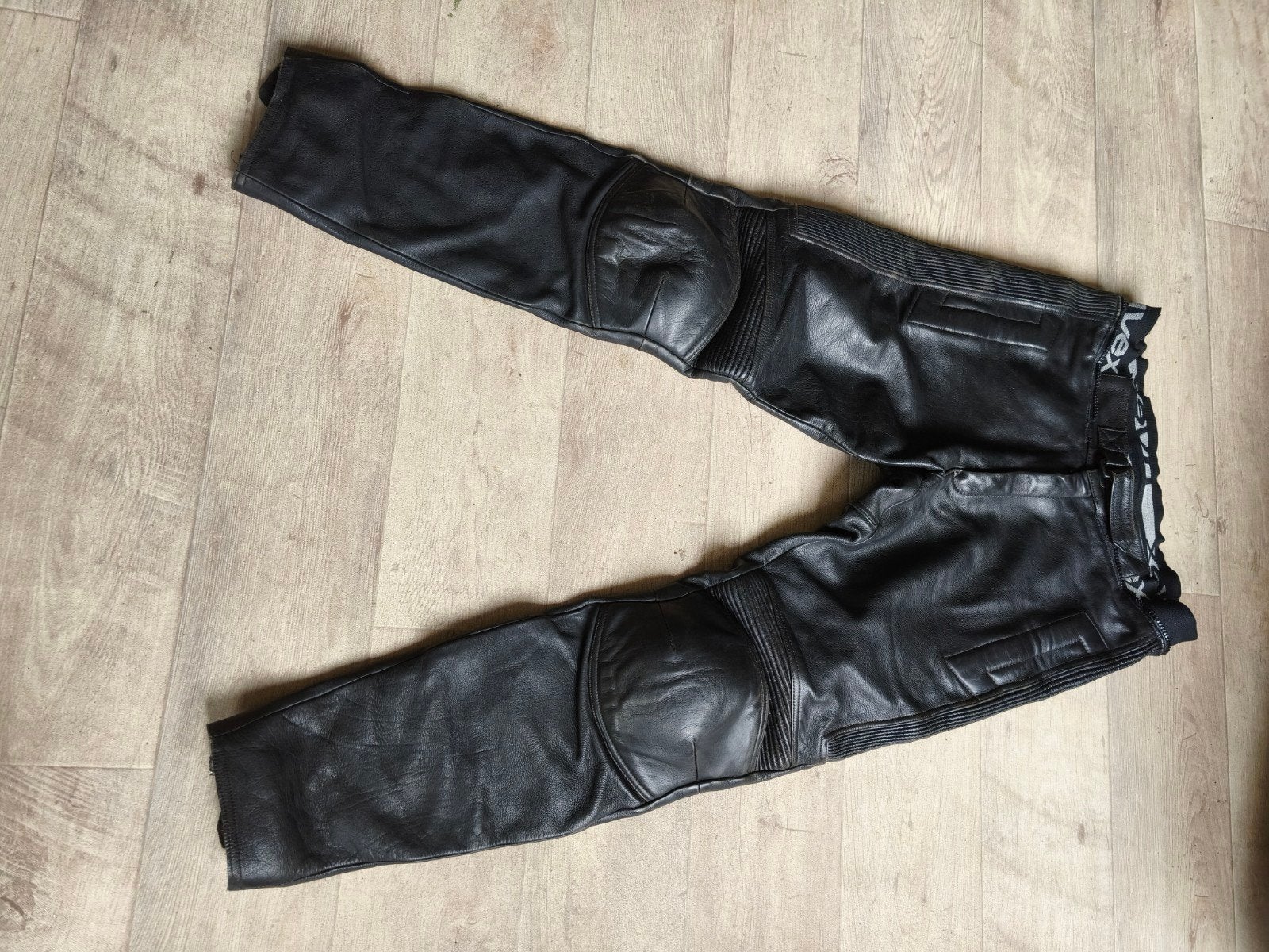 UVEX Leren Motorbroek - Zwart, Broek | leer, Heren, Ophalen of Verzenden, UVEX