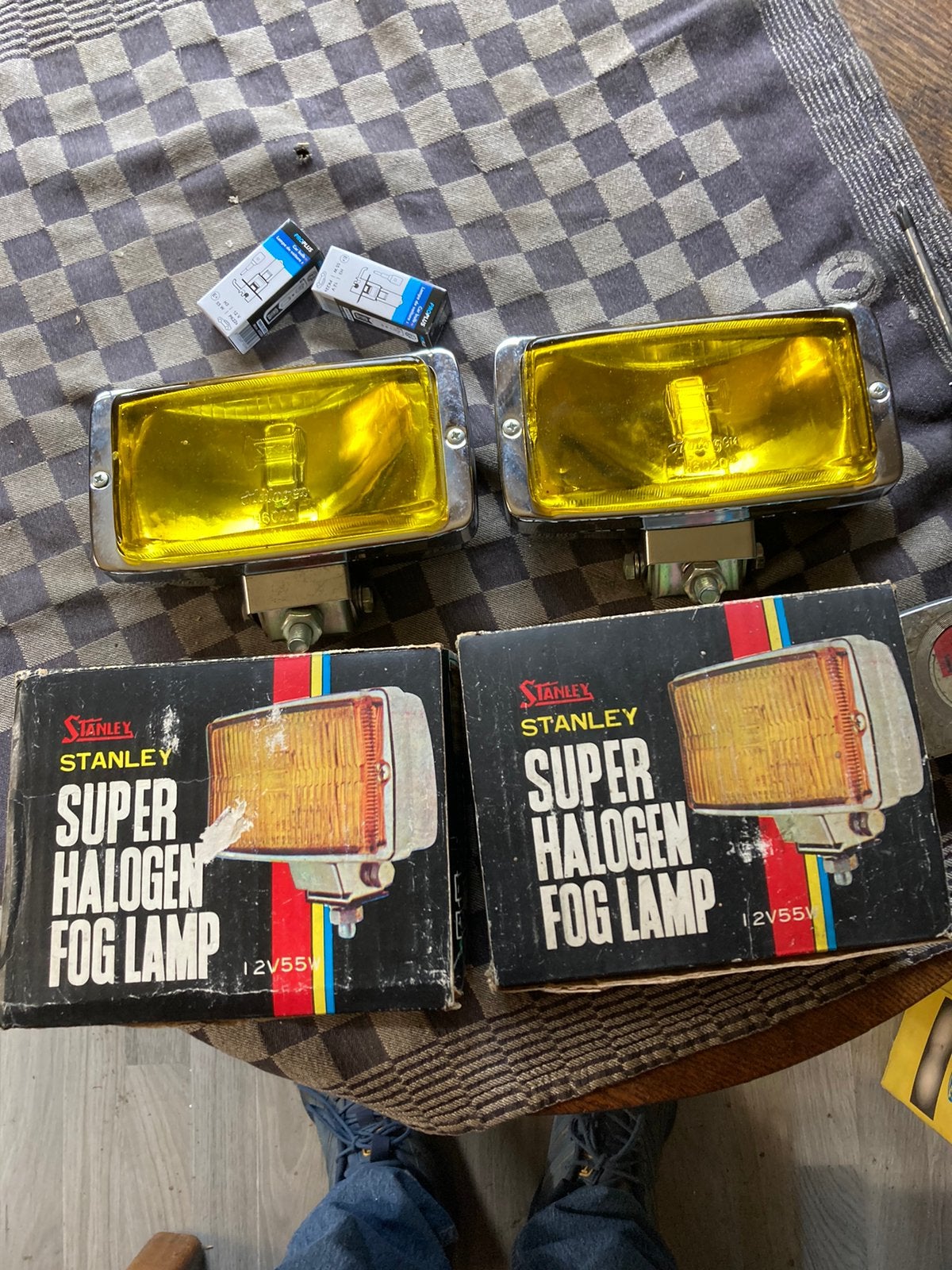 Oldtimer 2 Gele Verstralers merk Stanley  type Super, Ophalen of Verzenden, Nieuw