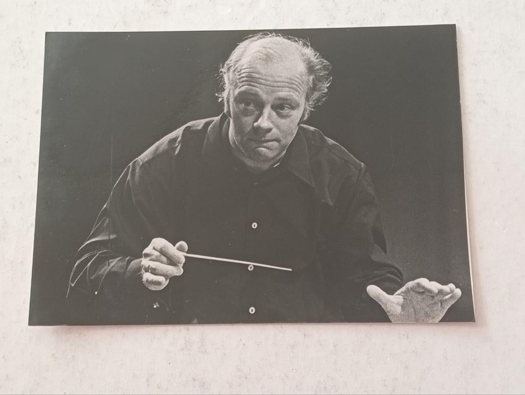 Bernard Haitink persfoto jaren 70, Ophalen of Verzenden