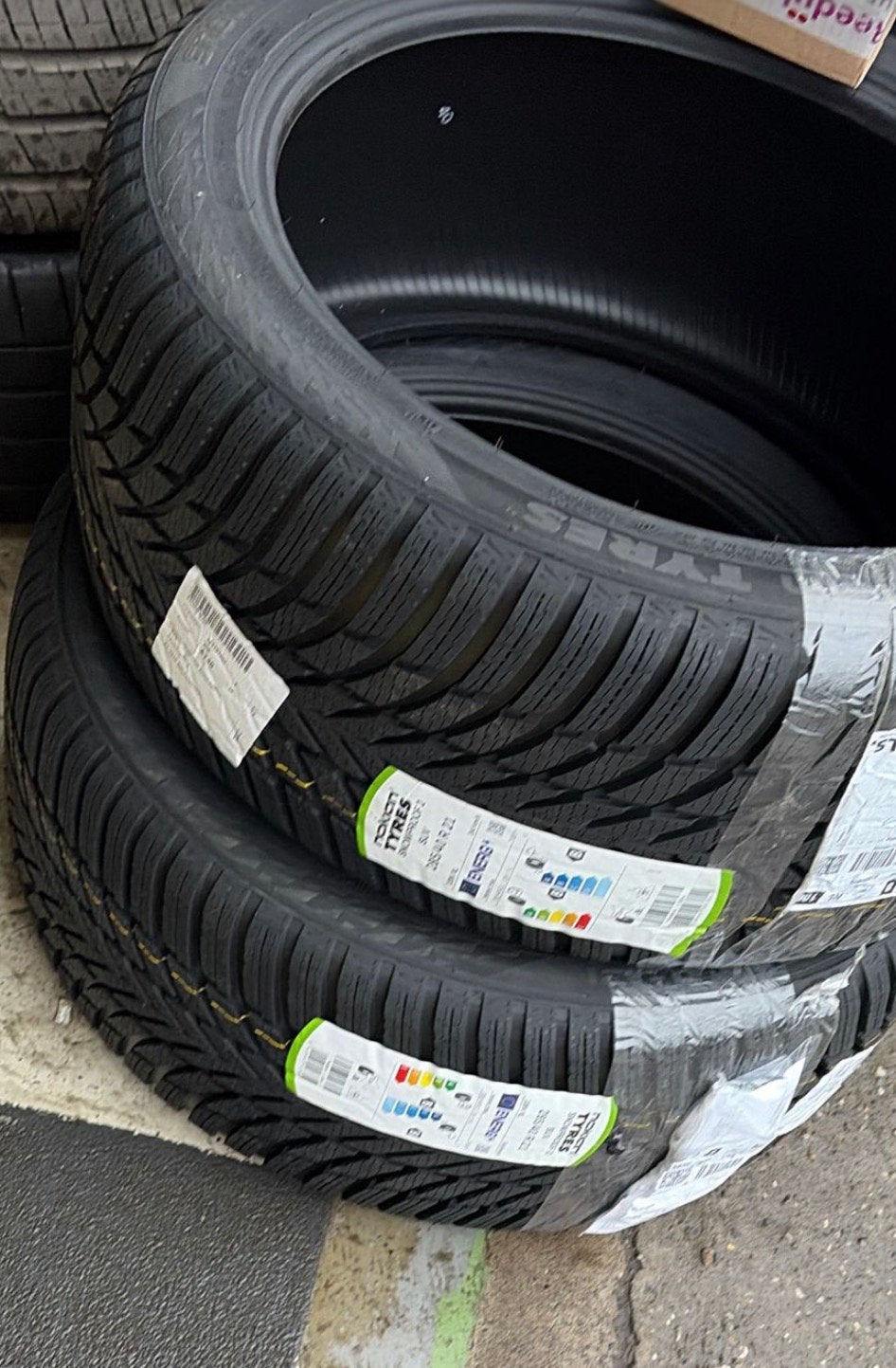 Nokian winterset in zeer goede staat, Ophalen of Verzenden, 21 inch, Winterbanden, Band(en)