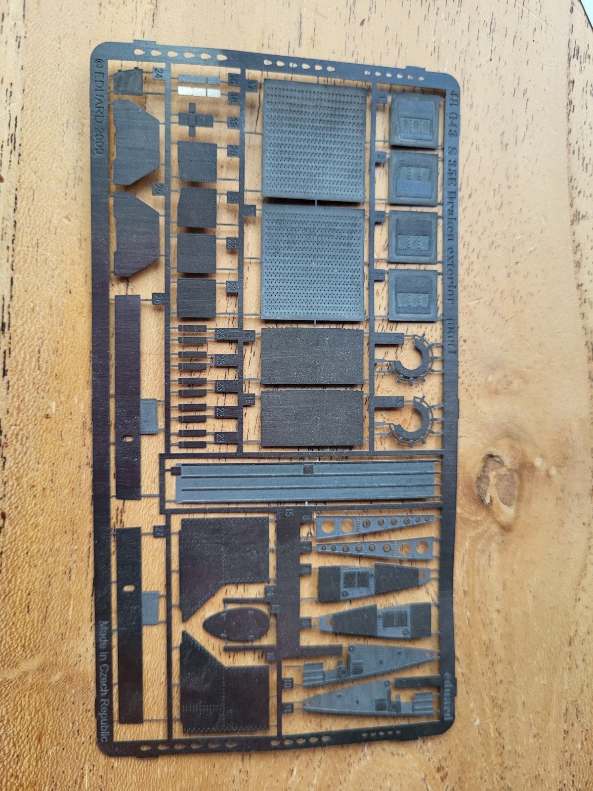 Saab S 35 E Draken foto echtparts 1:48 - Eduard 48643, Overige merken, Nieuw, Ophalen of Verzenden, Groter dan 1:72
