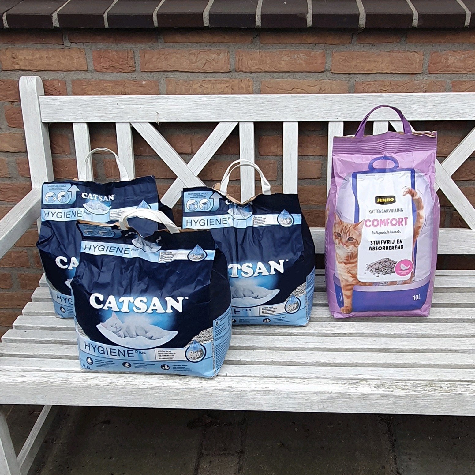 Kattengrit Catsan, Ophalen, Nieuw