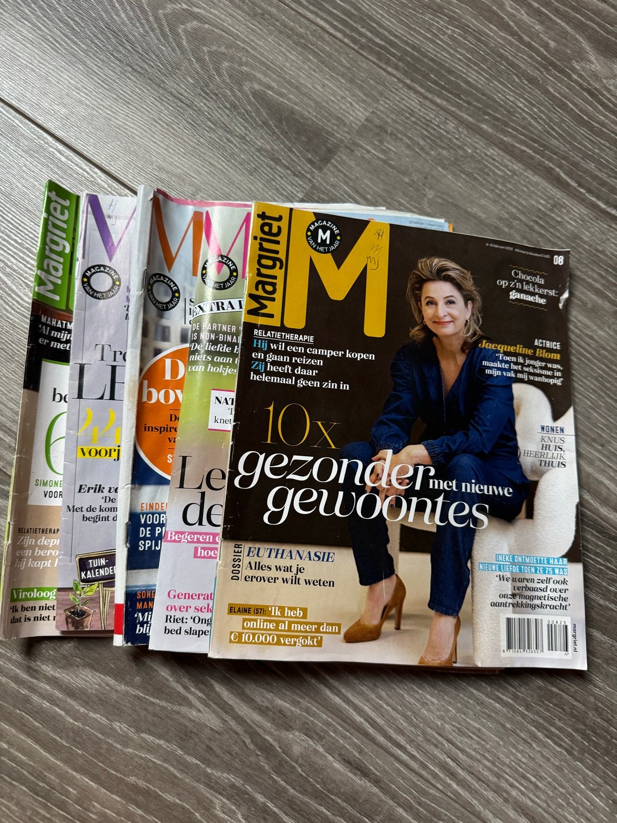 5 Margriet magazines - jaargang 2023, Ophalen of Verzenden, Gelezen, Damesbladen