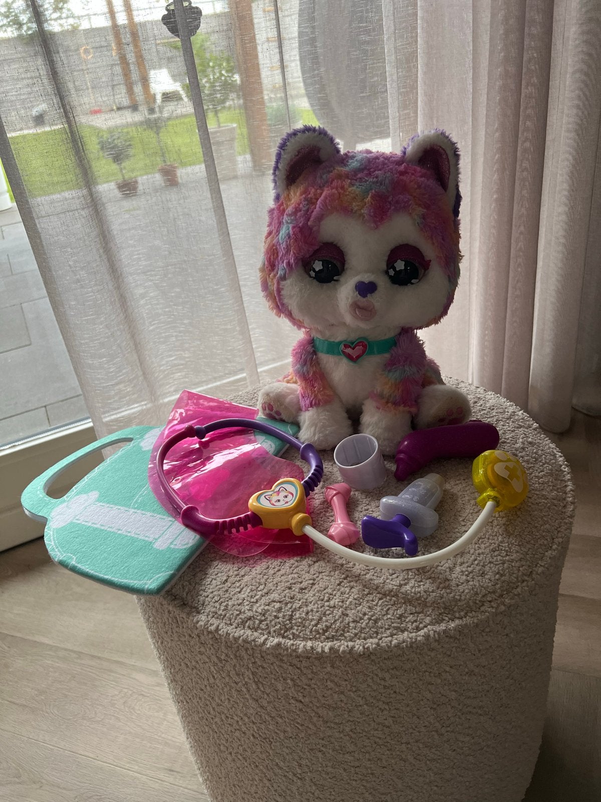 Maxime vTech interactieve puppy met doktersset, Overige merken, Zo goed als nieuw, Middelgroot (20 tot 80 cm), Meerkleurig