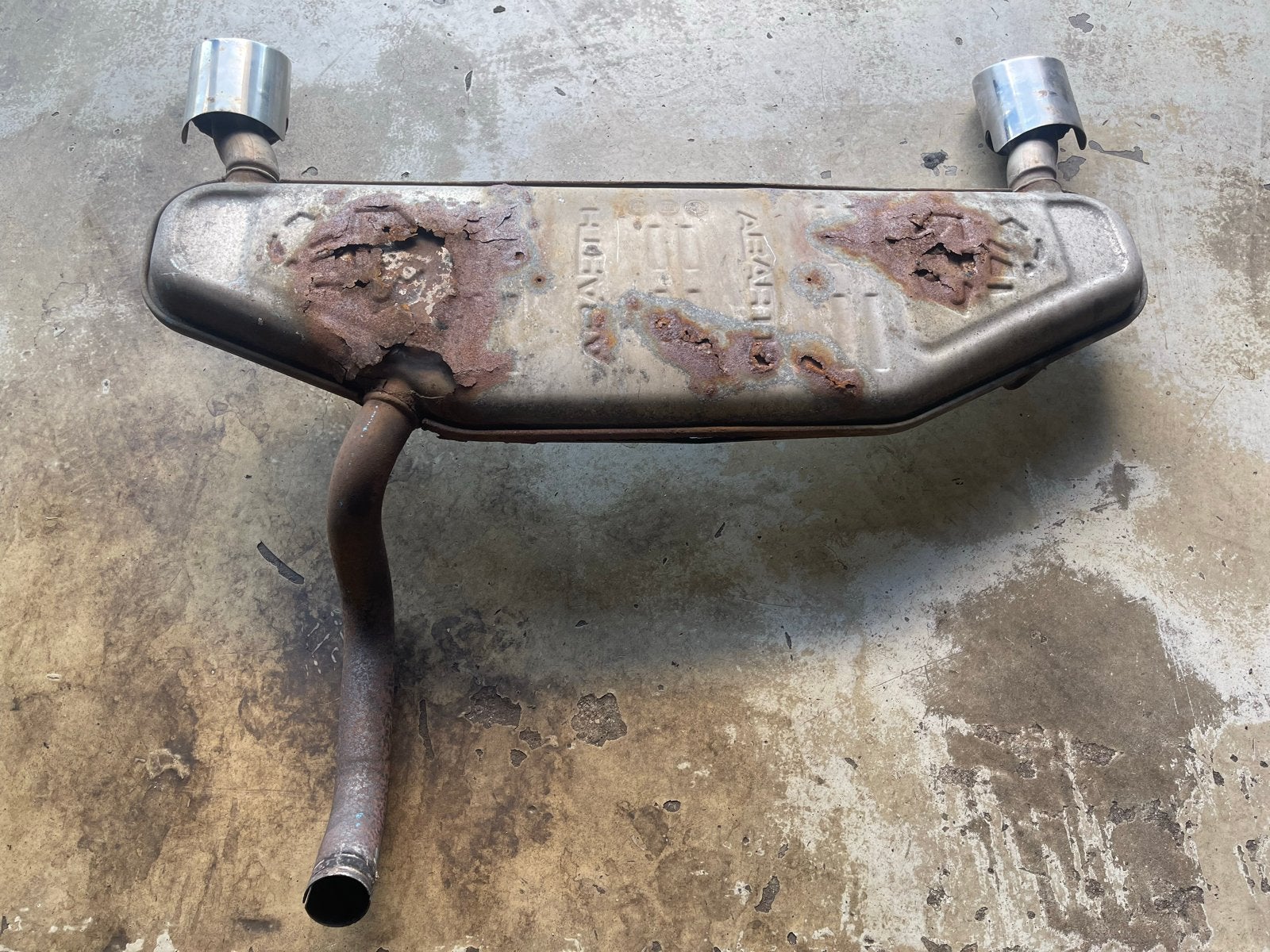 Originele 595 Abarth uitlaat, Auto-onderdelen, Ophalen, Gebruikt, Fiat