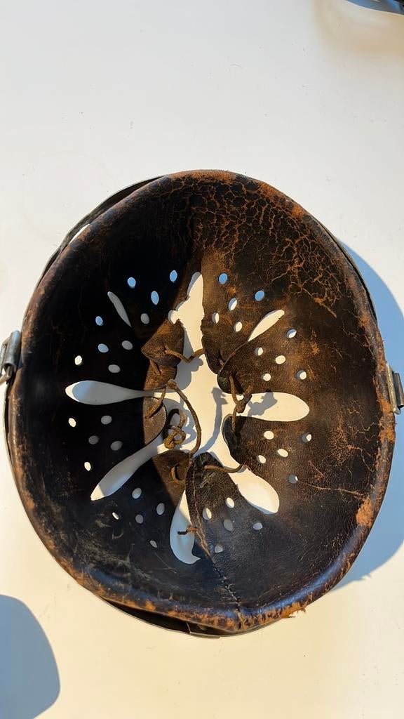 Binnenwerk duitse helm maat 64, Ophalen of Verzenden, Duitsland, Helm of Baret