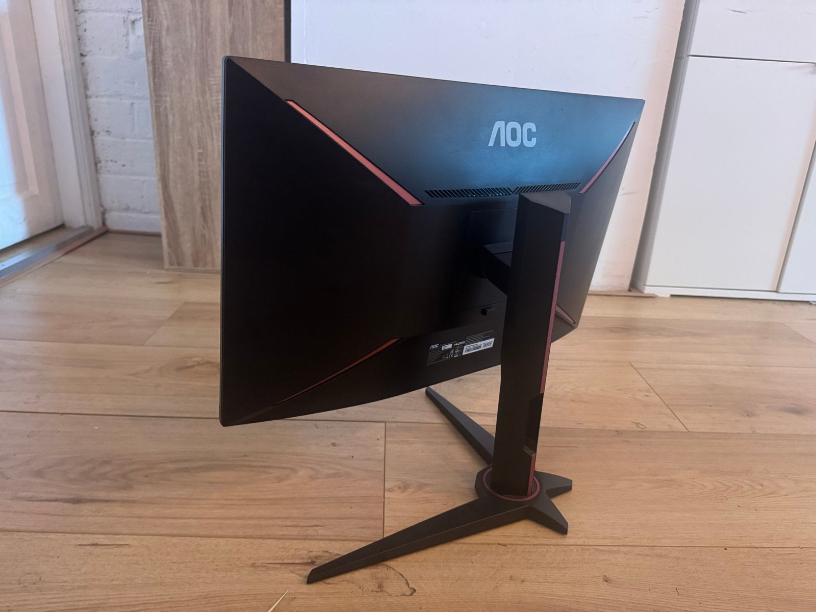2x AOC C27G1 27 inch Curved Gaming Monitor Full HD 144Hz, Computers en Software, Monitoren, Hoofdtelefoonaansluiting, 101 t/m 150 Hz