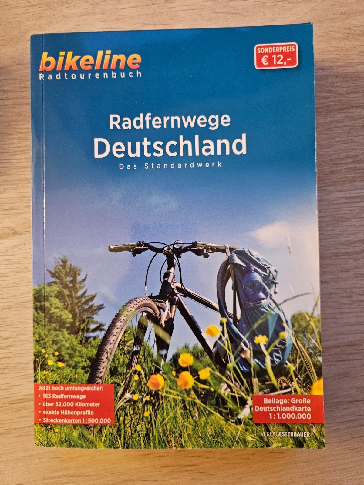 Radfernwege Deutschland - Bikeline Radtourenbuch 2020, Fiets- of Wandelgids, Europa, Zo goed als nieuw, Esterbauer GmbH