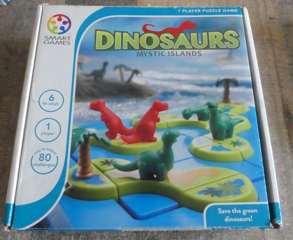 Smartgames Dinosaurs Mystic Islands 80 opdrachten vanaf 6 ja, Ophalen of Verzenden, Zo goed als nieuw, Puzzelen