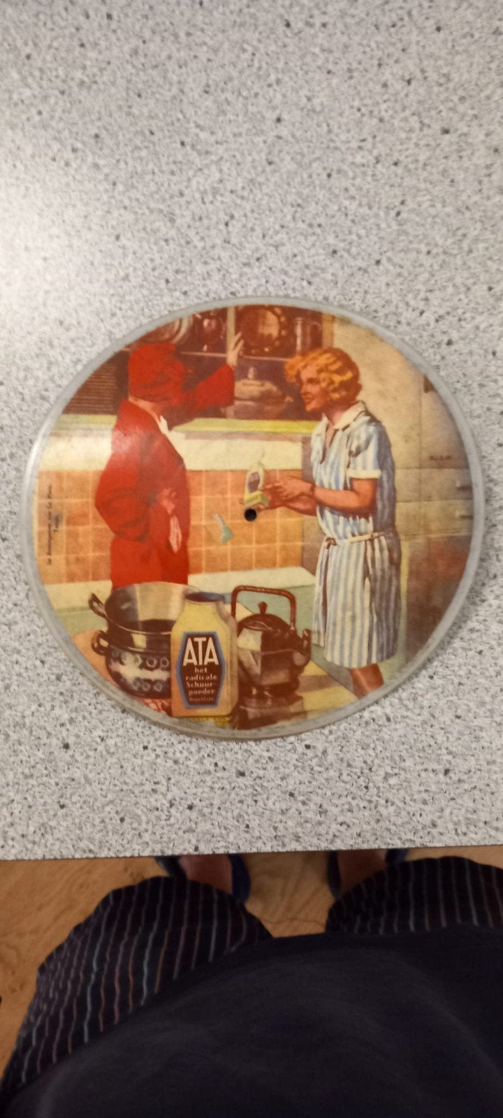 Vintage reclamebord Persil ., Verzamelen, Ophalen of Verzenden, Reclamebord