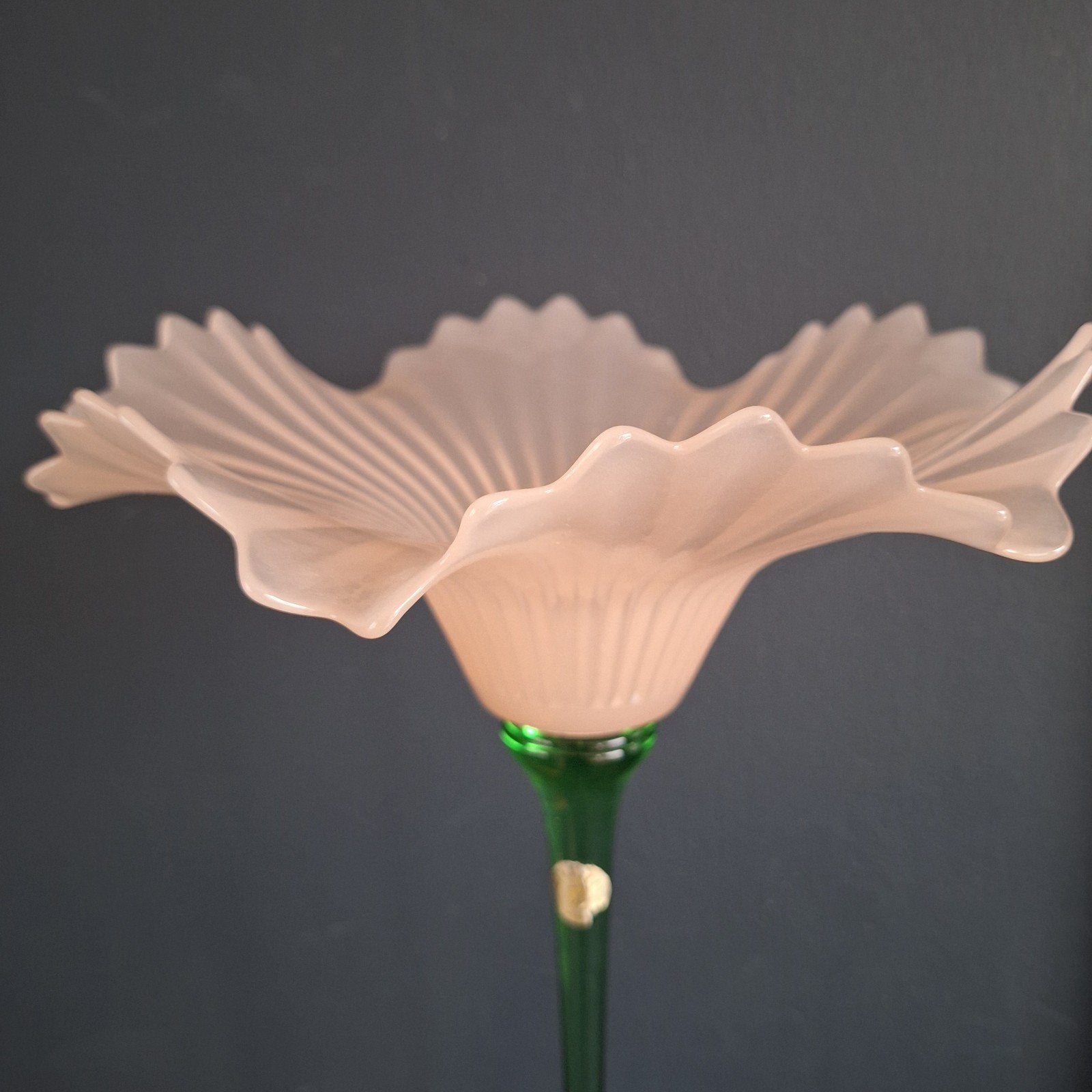 prachtige Murano schaal van gesatineerd glas, Ophalen of Verzenden