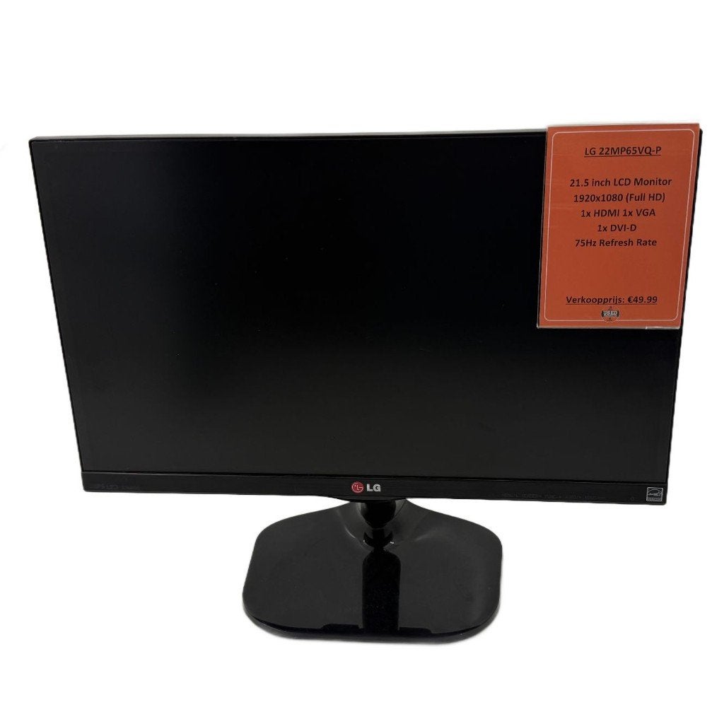LG 22MP65VQ-P Monitor | Met garantie, Ophalen, IPS, Dordrecht@usedproducts.nl, Toulonselaan 72