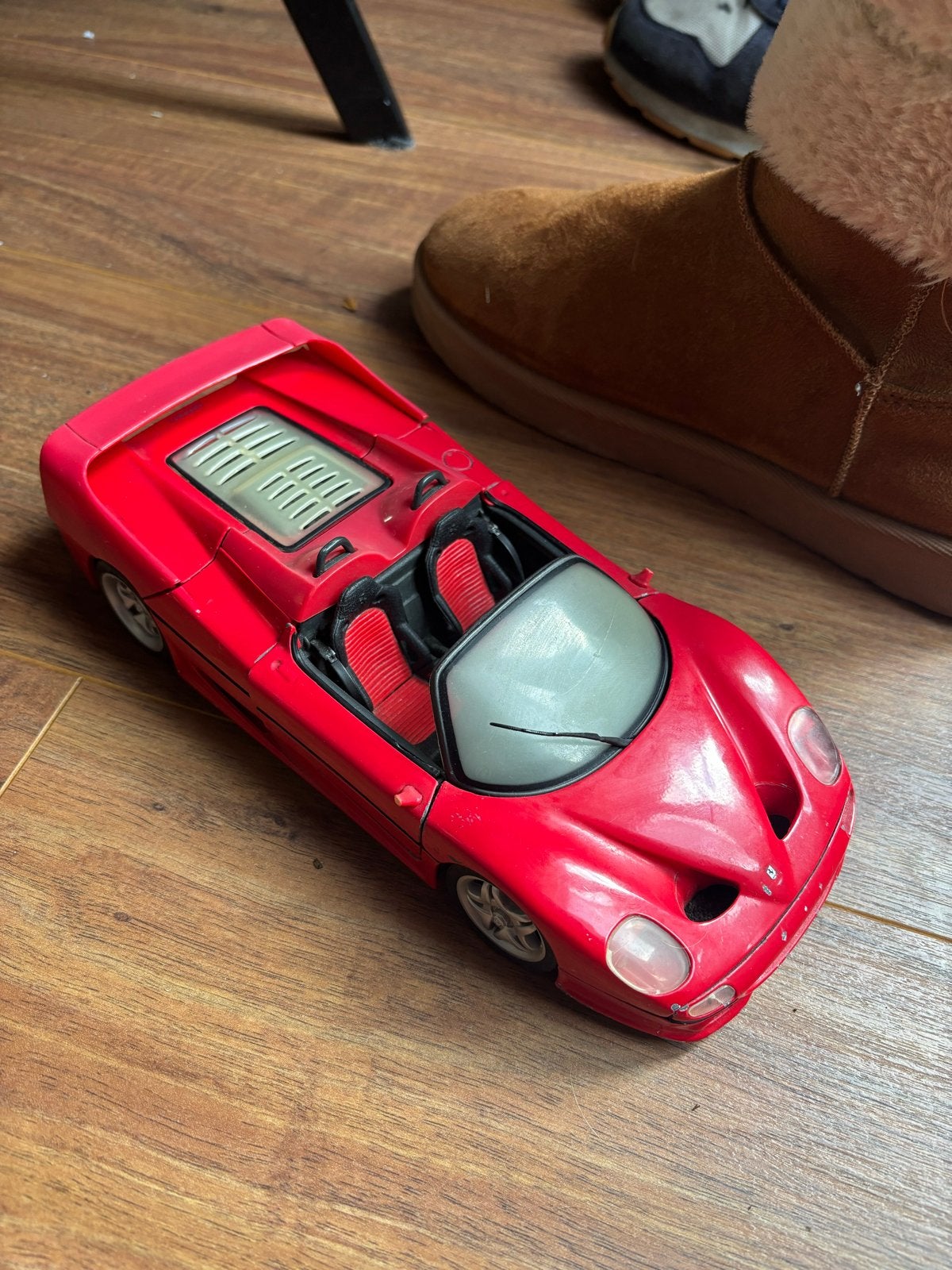Rode speelgoedauto - Ferrari F50 (defect), Ophalen of Verzenden, Gebruikt, Overige typen