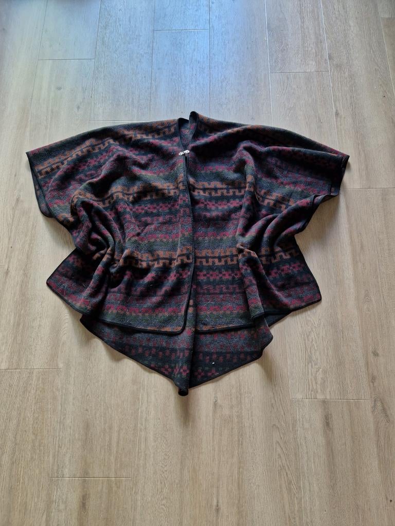 Warme poncho 1 maat, Ophalen of Verzenden, Zo goed als nieuw